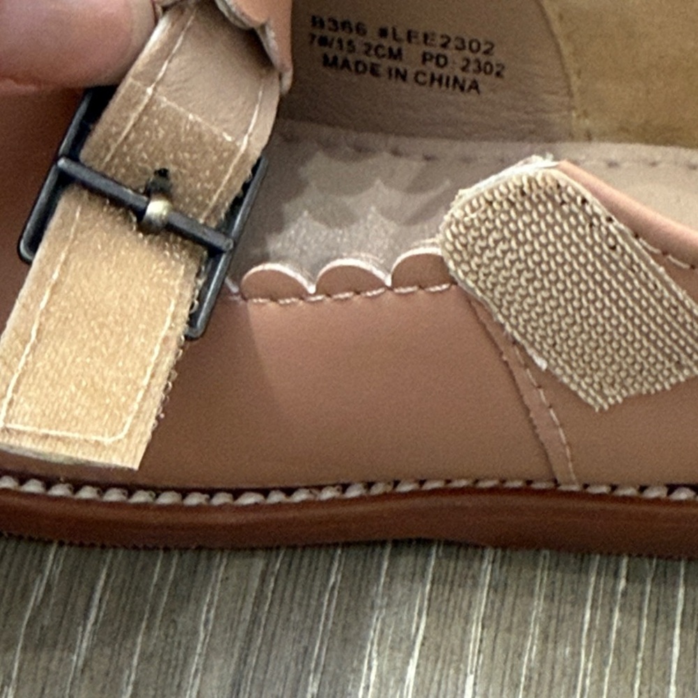 Felix & Flora Toddler School Shoes (Nude) - Picture 7 of 9
